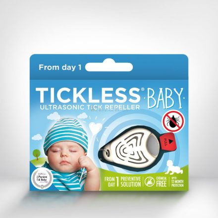Tickless Baby ultrahangos kullancs-és bolhariasztó babáknak krémszínű