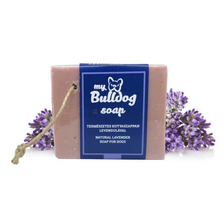 Kutyaszappan gyógynövényekkel, levendulás - MyBulldog soap