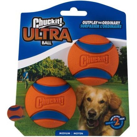 Chuckit! Ultra Ball Duo labda szett kutyának - 2 db - Az Elnyűhetetlen - medium