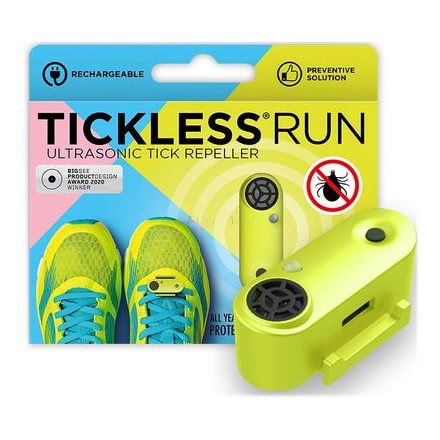 Tickless Run ultrahangos kullancsriasztó - tölthető - neonzöld