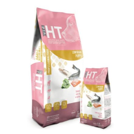HT VID low grain salmon - puppy- hipoallergén lazacos táp kölyökkutyának