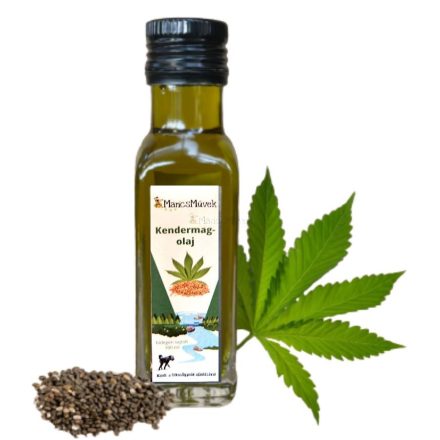 Kendermagolaj kutyáknak és macskáknak - hidegen sajtolt, 250 ml