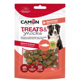 Félpuha lazac-spenót jutalomfalat