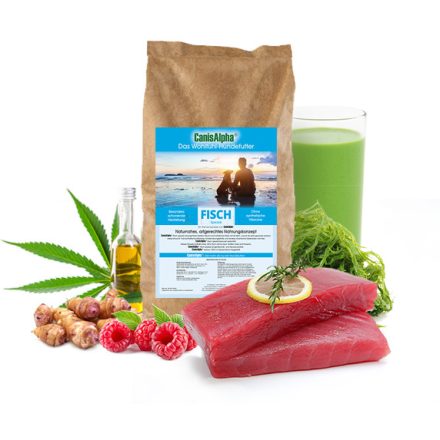 CanisAlpha hidegen sajtolt monoprotein száraztáp kutyáknak  - TENGERI HALFILÉ