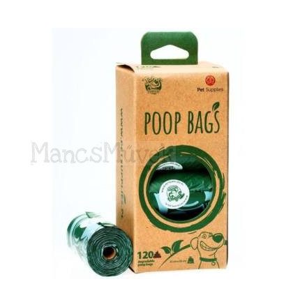 Tobys eco poop bags lebomló kakizacskó  120 db-os